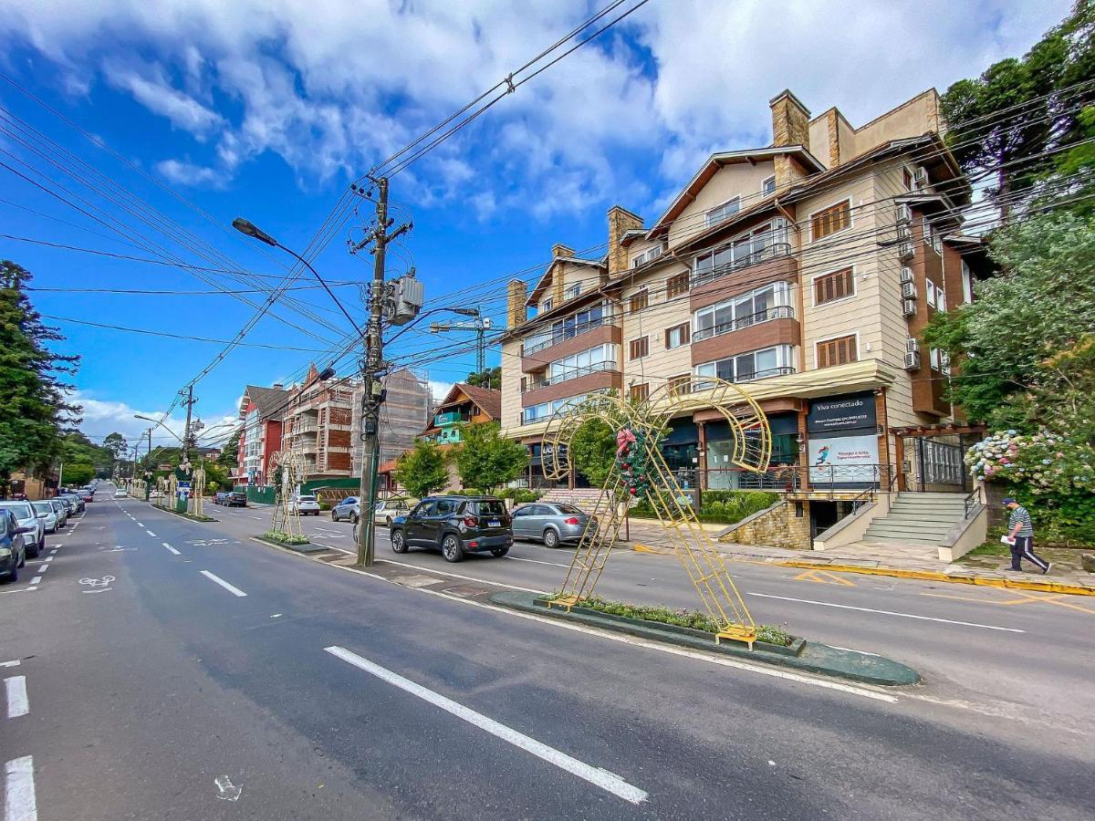 Flores Da Montanha 204C - Apto Borges De Medeiros Gramado 600 Metros Rua Coberta公寓 外观 照片